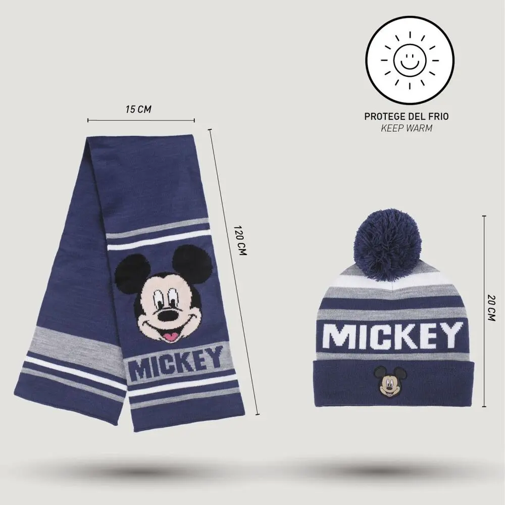 Disney Mickey téli csomag sál sapka kesztyű termékfotó