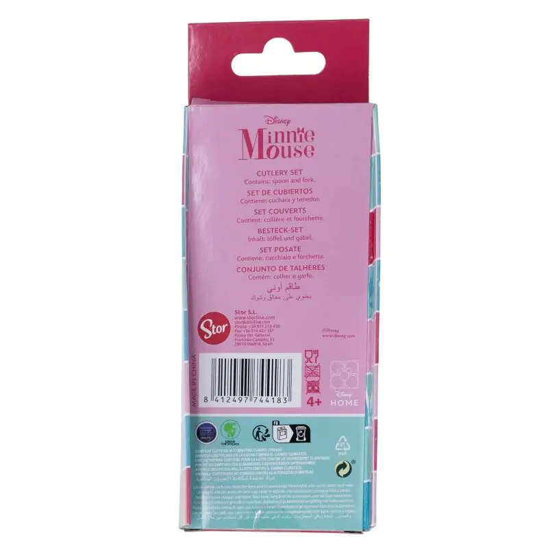 Disney Minnie 2 db-os fém evőeszköz csomag termékfotó