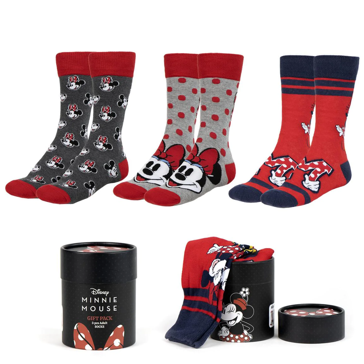 Disney Minnie 3 db-os felnőtt zokni csomag termékfotó