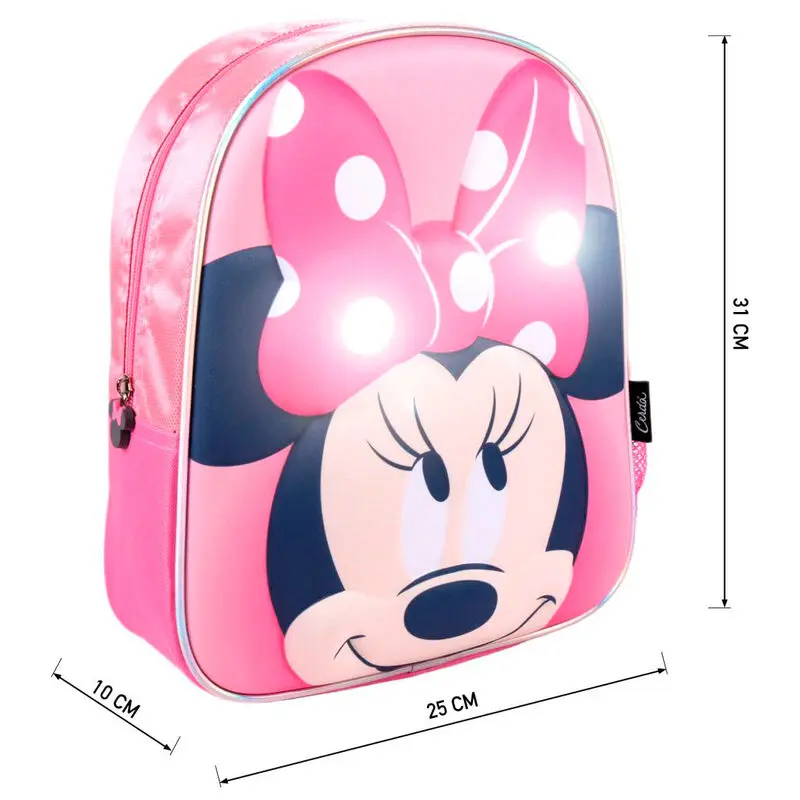 Disney Minnie 3D táska hátizsák fény effektekkel 31cm termékfotó