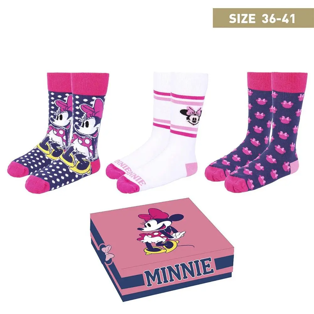 Disney Minnie 3db-os zokni készlet (36-41) termékfotó