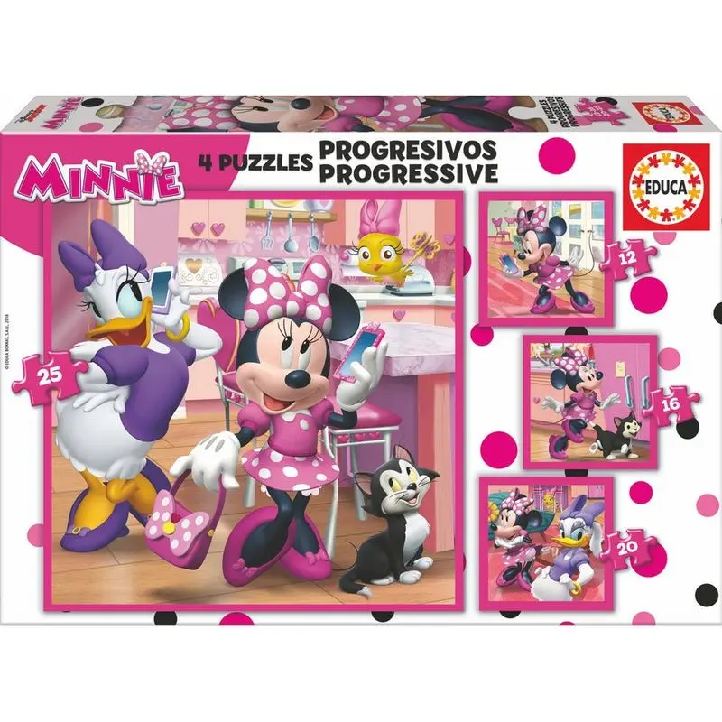 Disney Minnie and the Happy Helpers puzzle 12-16-20-25db-os termékfotó