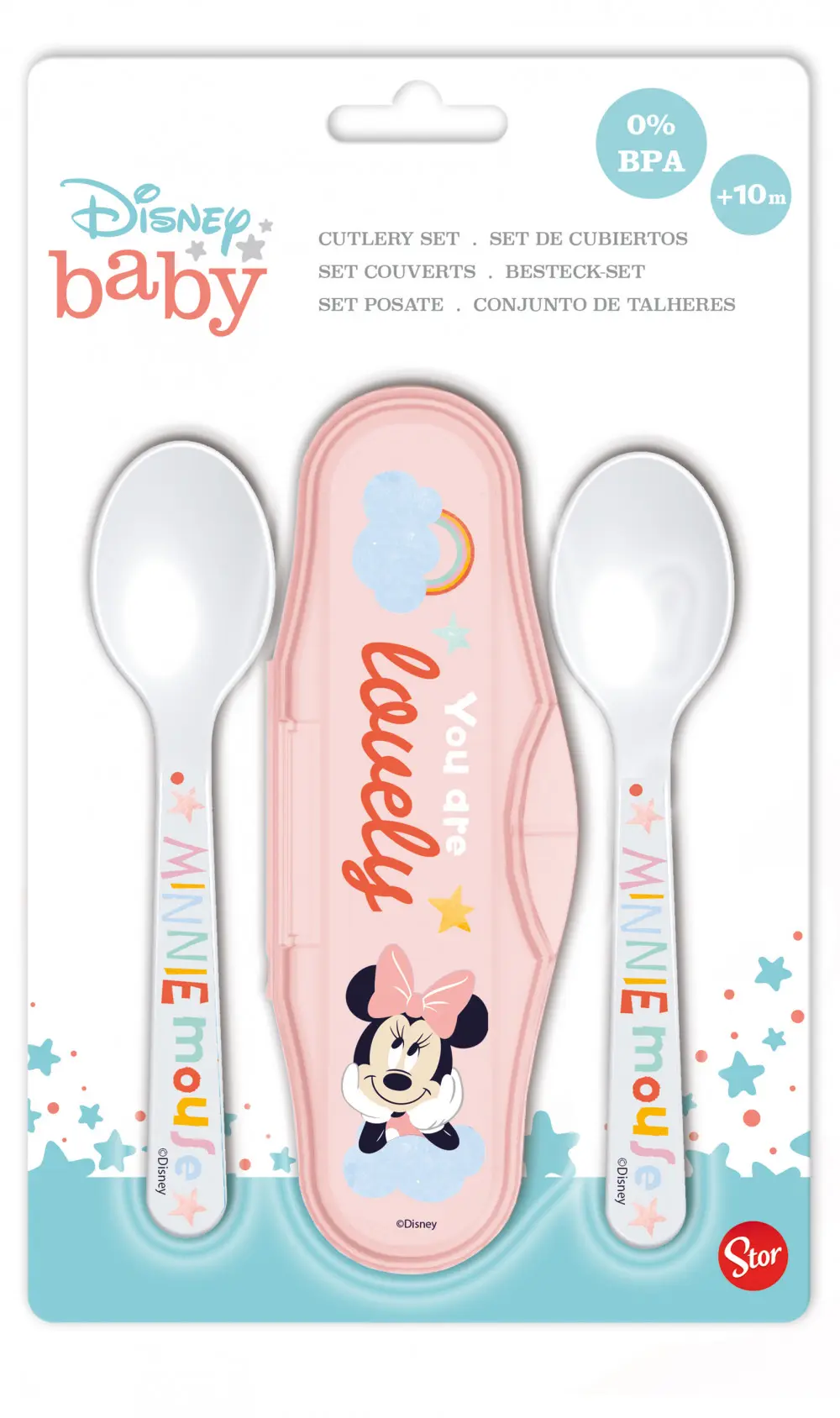 Disney Minnie baba utazó evőeszköz készlet termékfotó