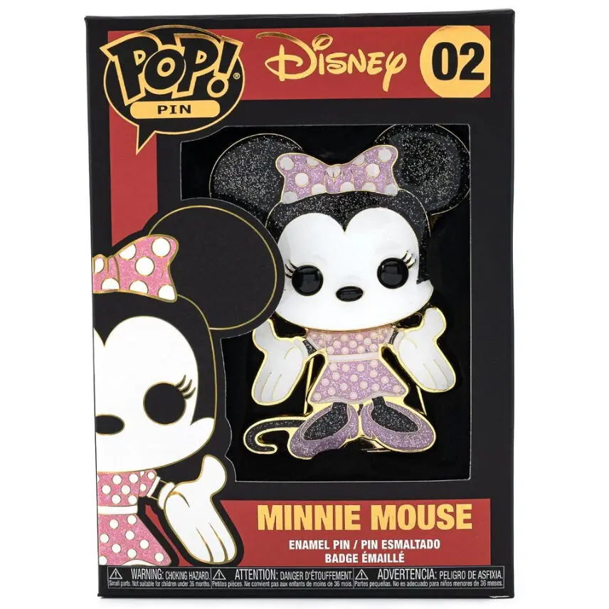 Disney Minnie Big Enamel POP kitűző 10cm termékfotó