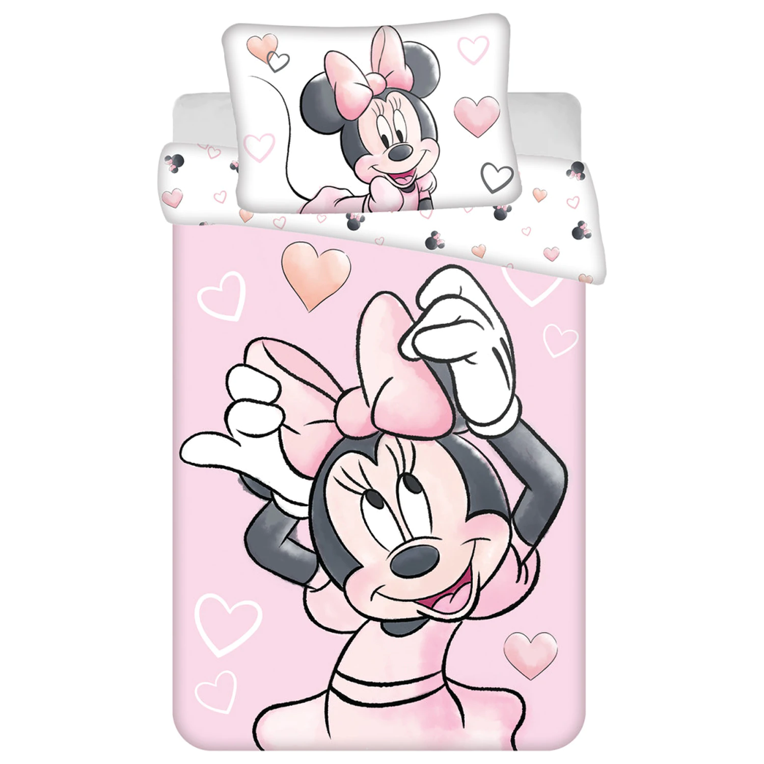 Disney Minnie Blush Pink gyerek, ovis ágyneműhuzat  termékfotó
