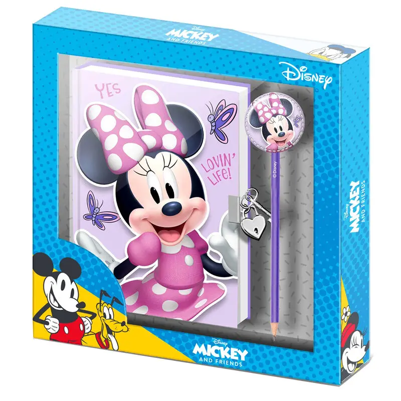 Disney Minnie Butterflies keményfedeles füzet és toll csomag termékfotó