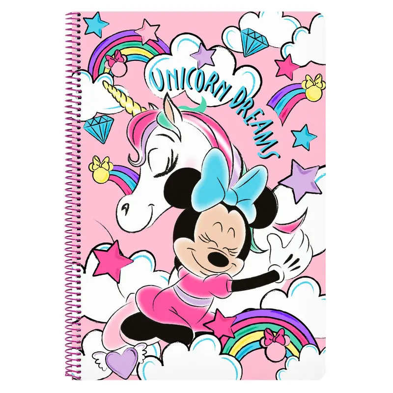 Disney Minnie Egyszarvús A4 jegyzetfüzet termékfotó