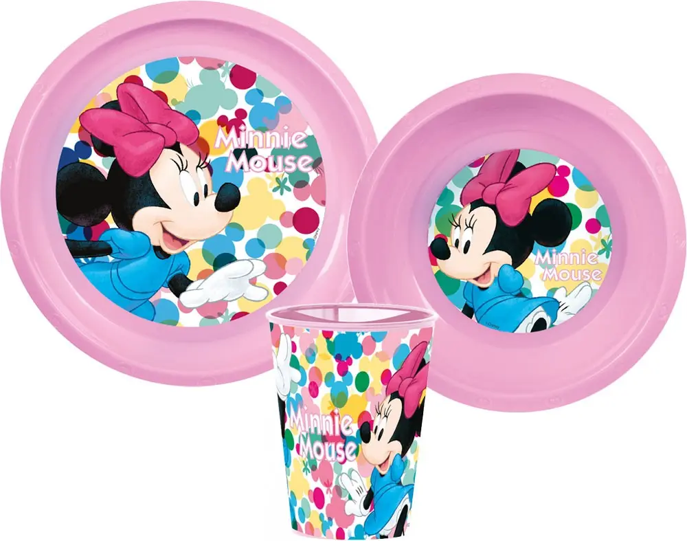 Disney Minnie étkészlet, műanyag szett termékfotó