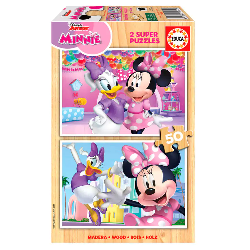 Disney Minnie fa puzzle 2x50db-os termékfotó