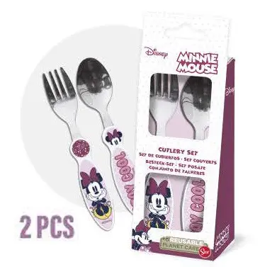 Disney Minnie fém evőeszköz készlet - 2 darabos termékfotó