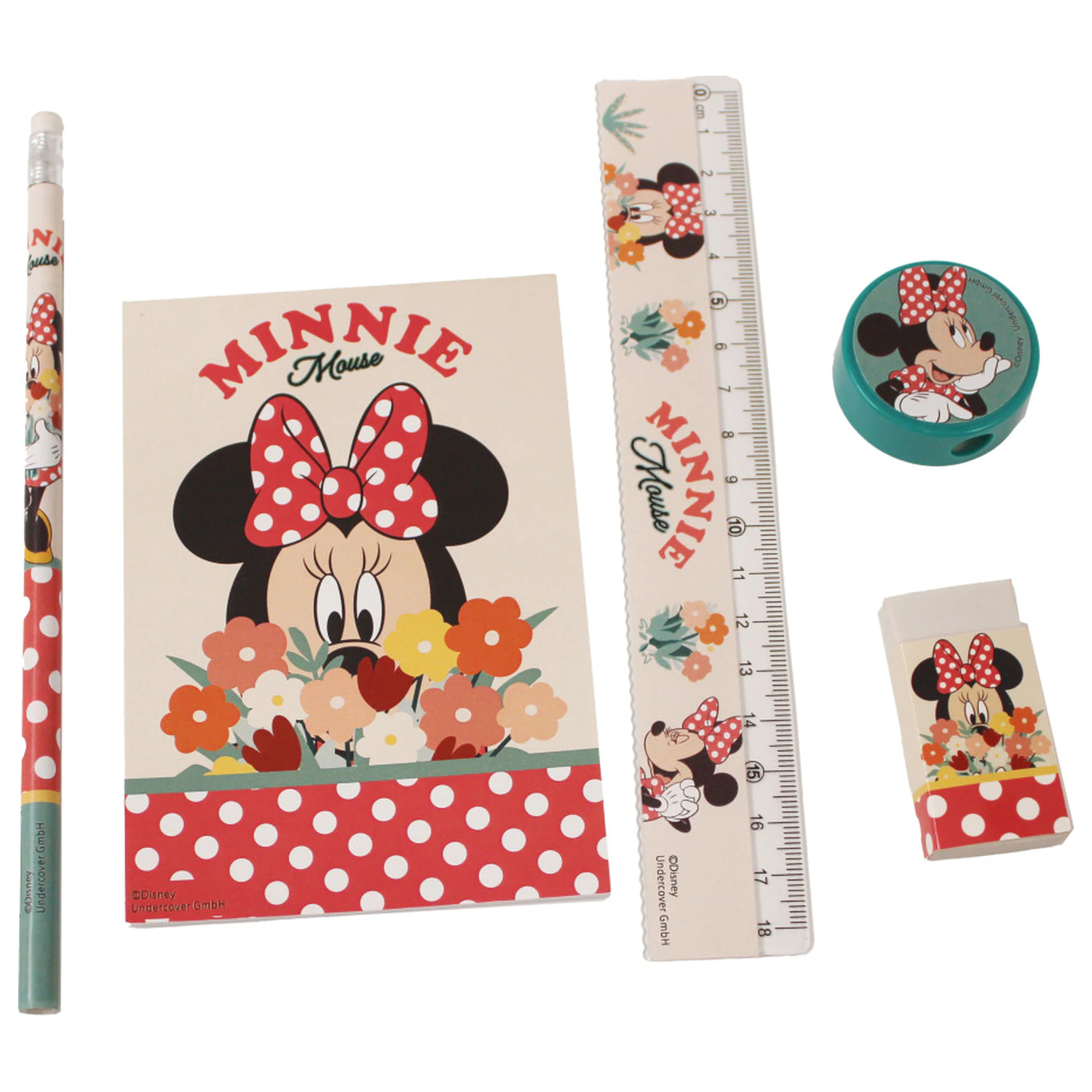 Disney Minnie Floral írószer szett 5 db-os termékfotó