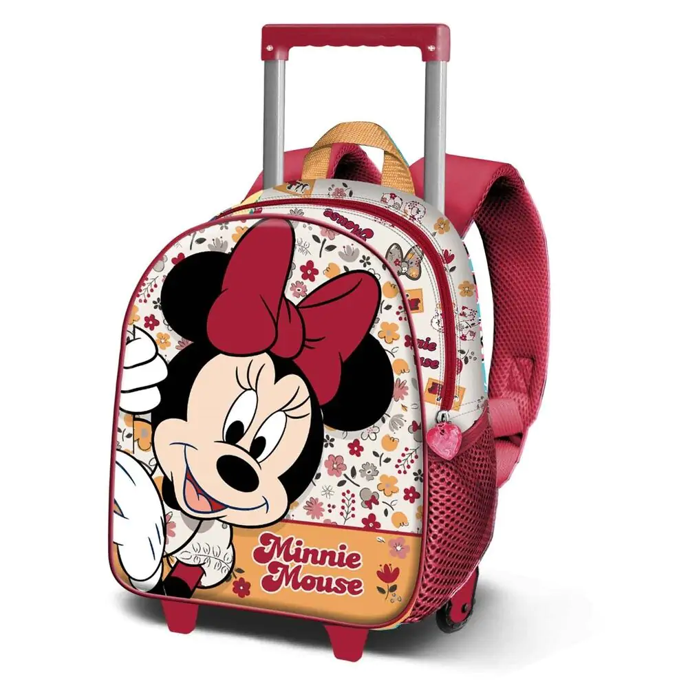 Disney Minnie Flowered 3D gurulós táska 34cm termékfotó