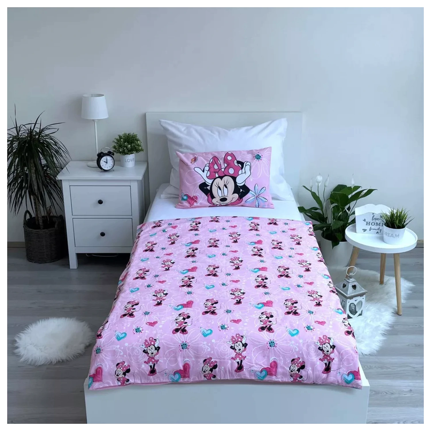 Disney Minnie Flowers gyerek, ovis ágyneműhuzat  termékfotó