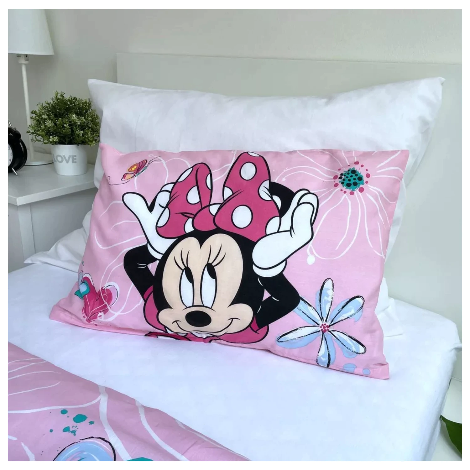 Disney Minnie Flowers gyerek, ovis ágyneműhuzat  termékfotó
