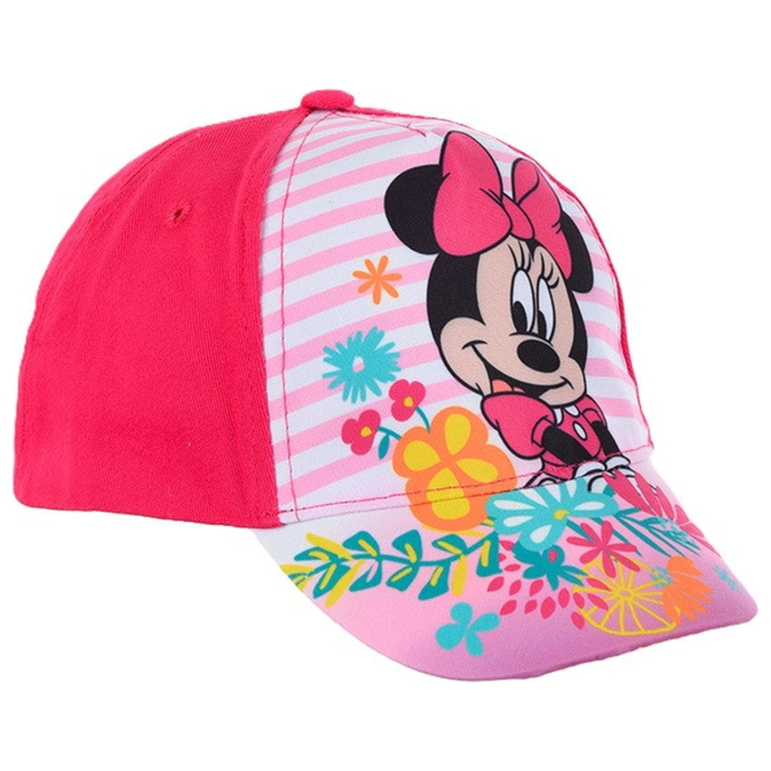 Disney Minnie Flowers Pink baba baseball sapka 48 cm termékfotó