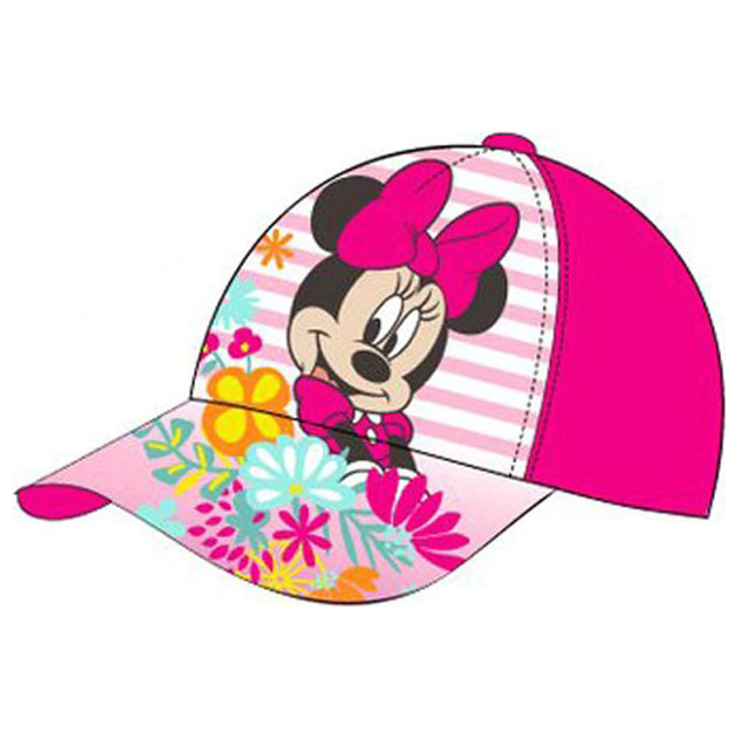 Disney Minnie Flowers Pink baba baseball sapka 48 cm termékfotó