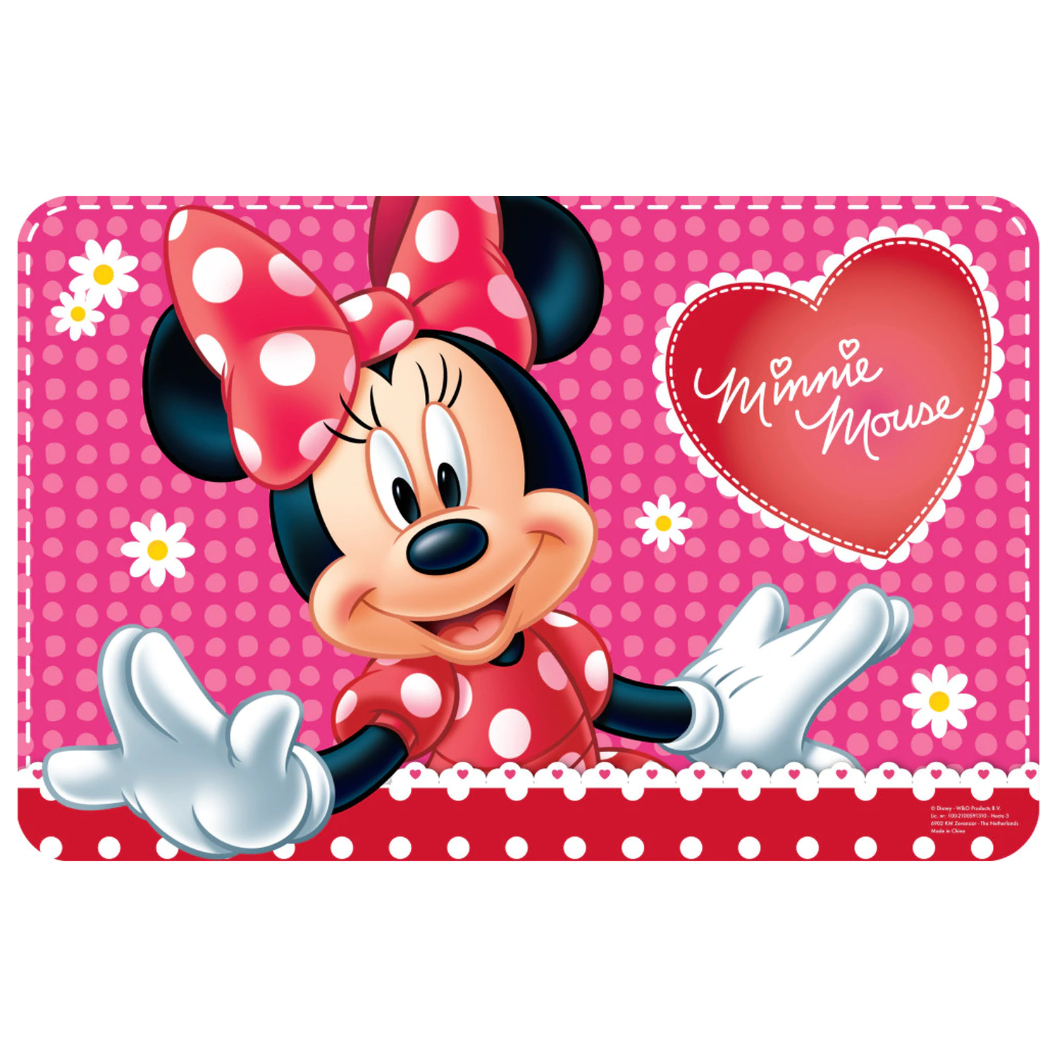 Disney Minnie Flowers tányéralátét 43x28 cm termékfotó