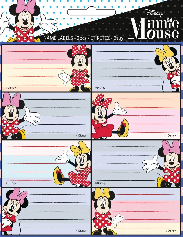 Disney Minnie füzetcímke 16 db-os termékfotó