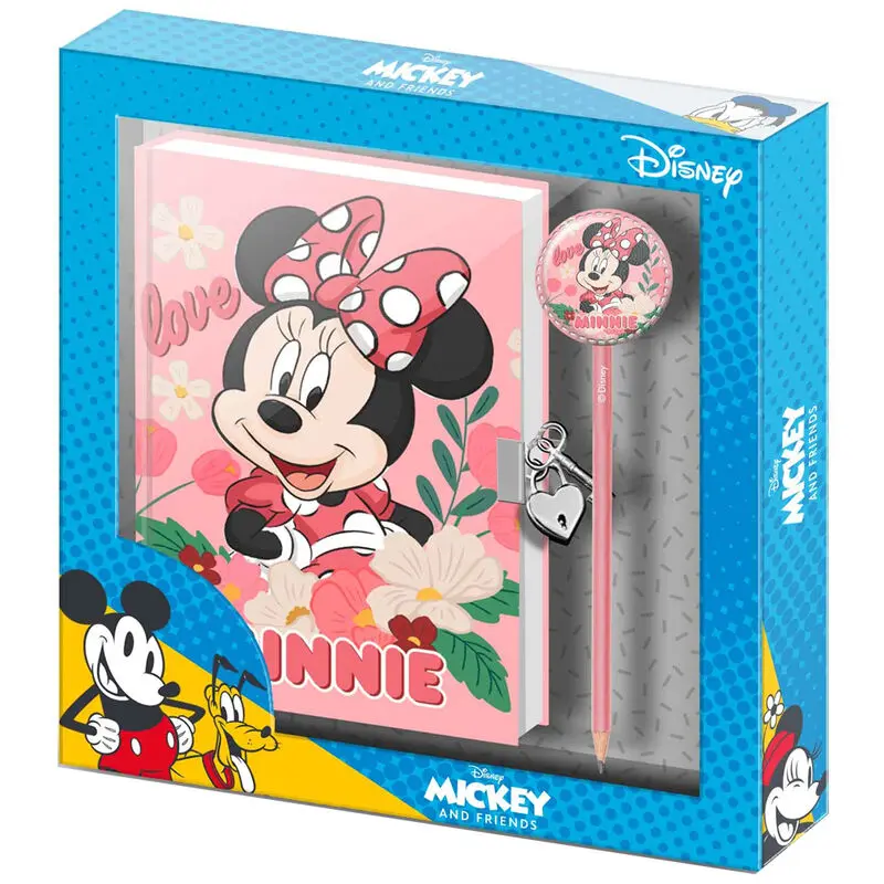 Disney Minnie Garden keményfedeles füzet és toll csomag termékfotó