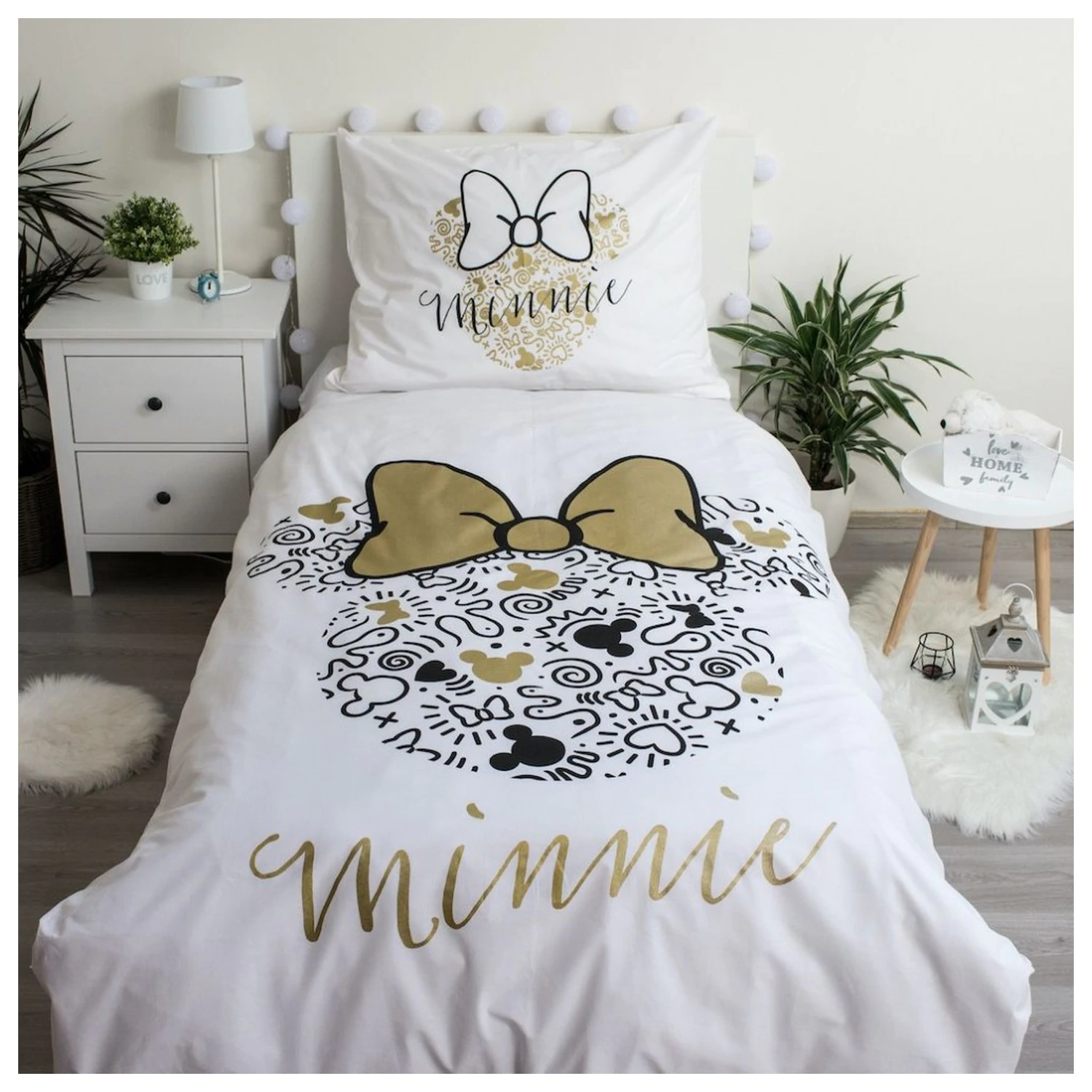 Disney Minnie Gold ágyneműhuzat  termékfotó