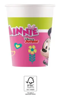 Disney Minnie Happy Helpers papír pohár 8 db-os 200 ml FSC termékfotó