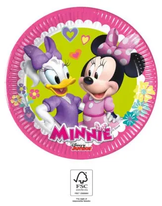 Disney Minnie Happy Helpers papírtányér 8 db-os 19,5 cm FSC termékfotó