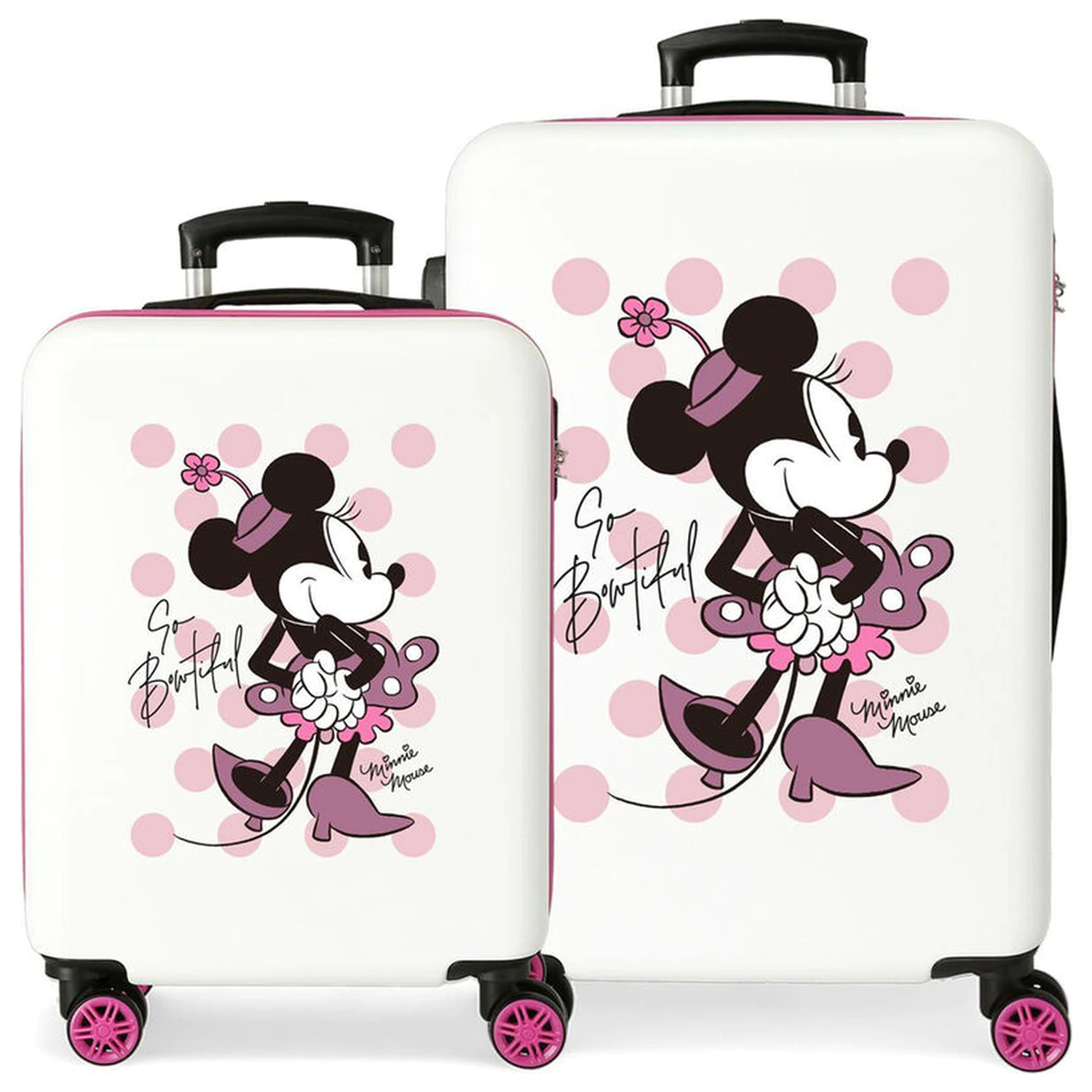 Disney Minnie Have A Good Time ABS 2 db-os táska bőrönd csomag 55 és 65cm termékfotó