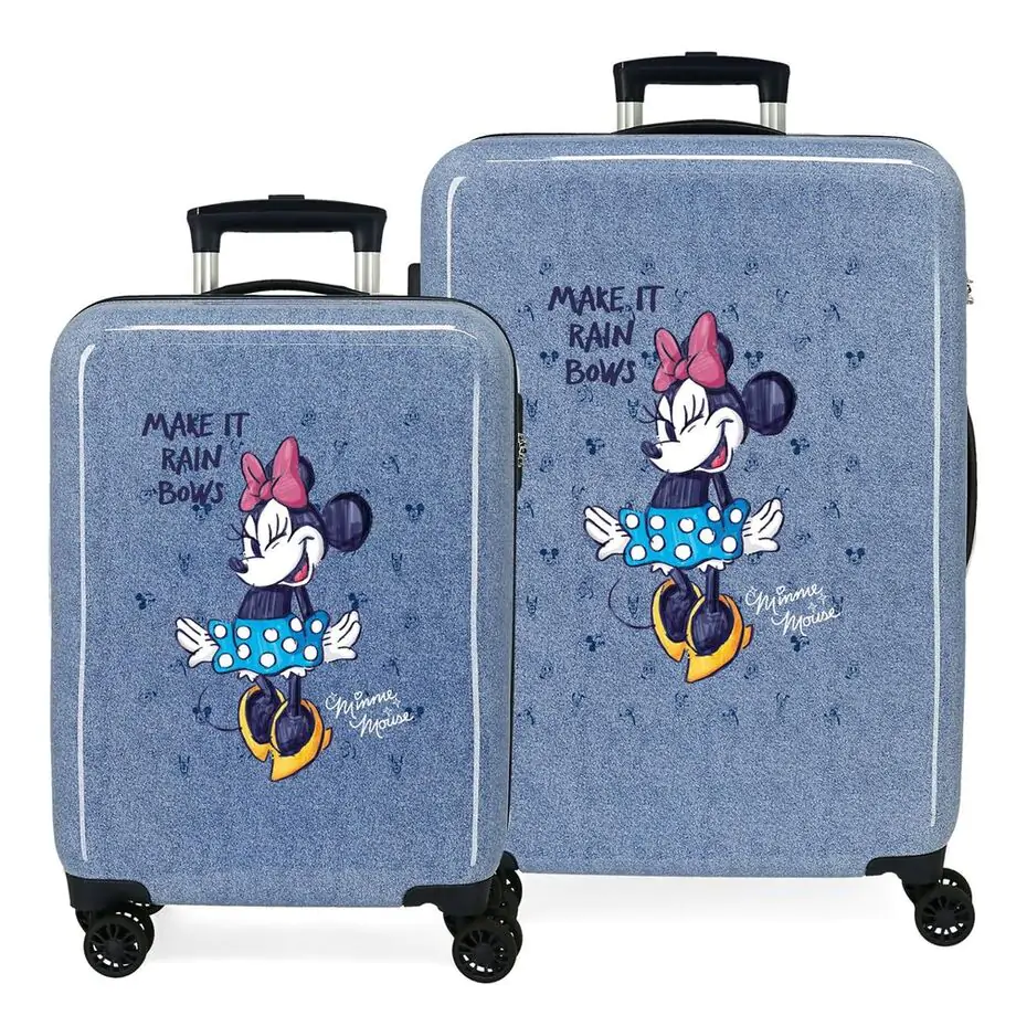 Disney Minnie It Rain Bows ABS 2 db-os táska bőrönd csomag termékfotó