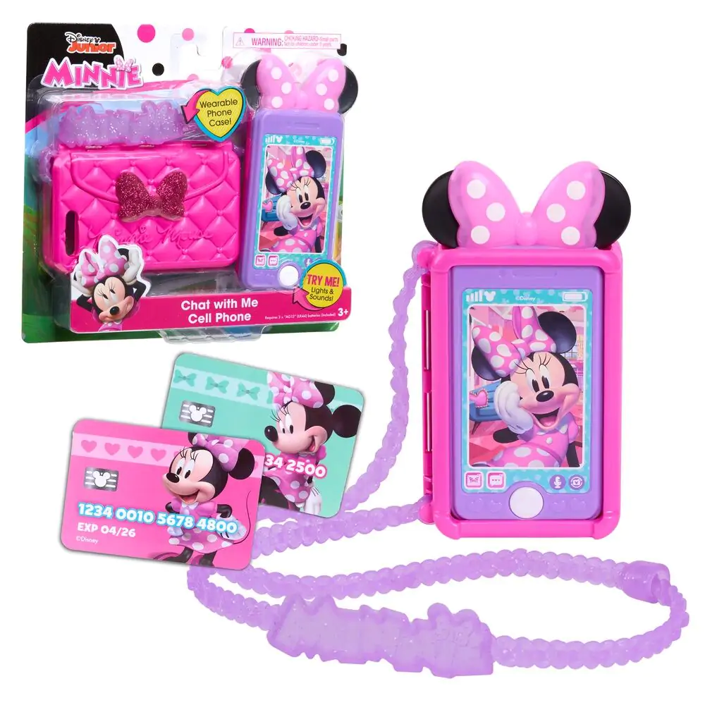 Disney Minnie játék telefon és tartó termékfotó