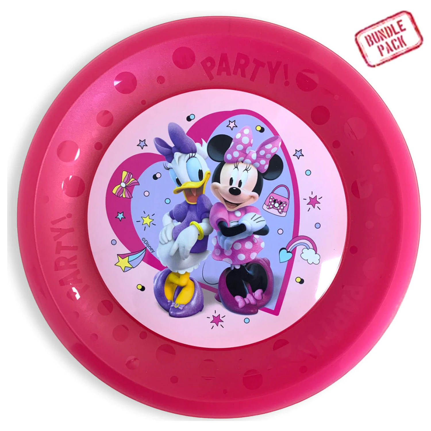 Disney Minnie Junior micro prémium műanyag lapostányér 4 db-os szett 21 cm termékfotó