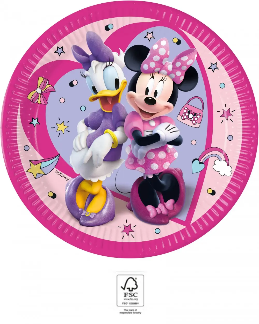 Disney Minnie Junior papírtányér 8 db-os 23 cm FSC termékfotó