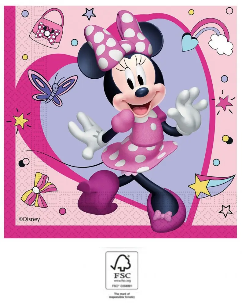 Disney Minnie Junior szalvéta 20 db-os 33x33 cm FSC termékfotó