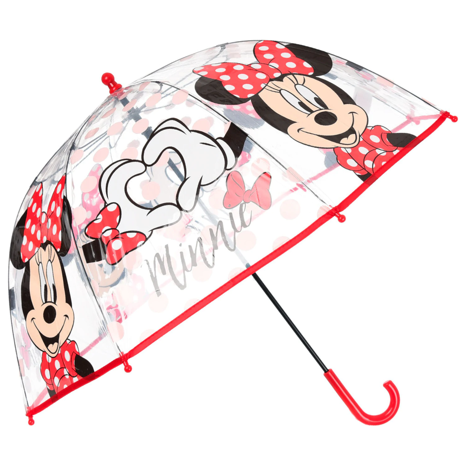 Disney Minnie Lovely gyerek átlátszó esernyő termékfotó
