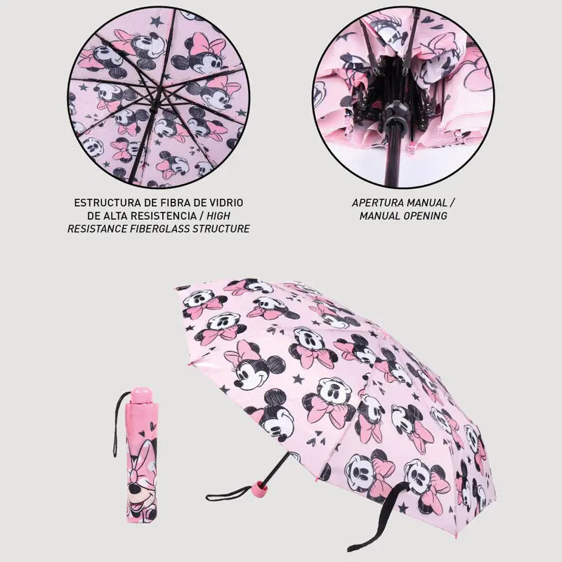 Disney Minnie manuálisan állítható esernyő 50cm termékfotó