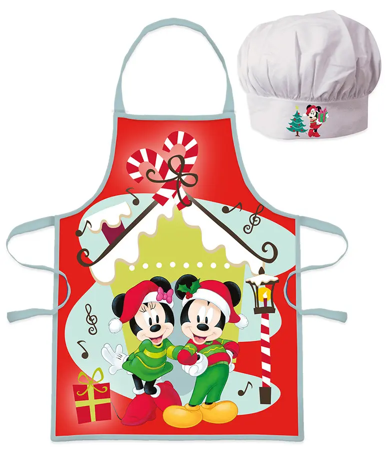 Disney Minnie, Mickey karácsonyi gyerek kötény 2 darabos szett termékfotó