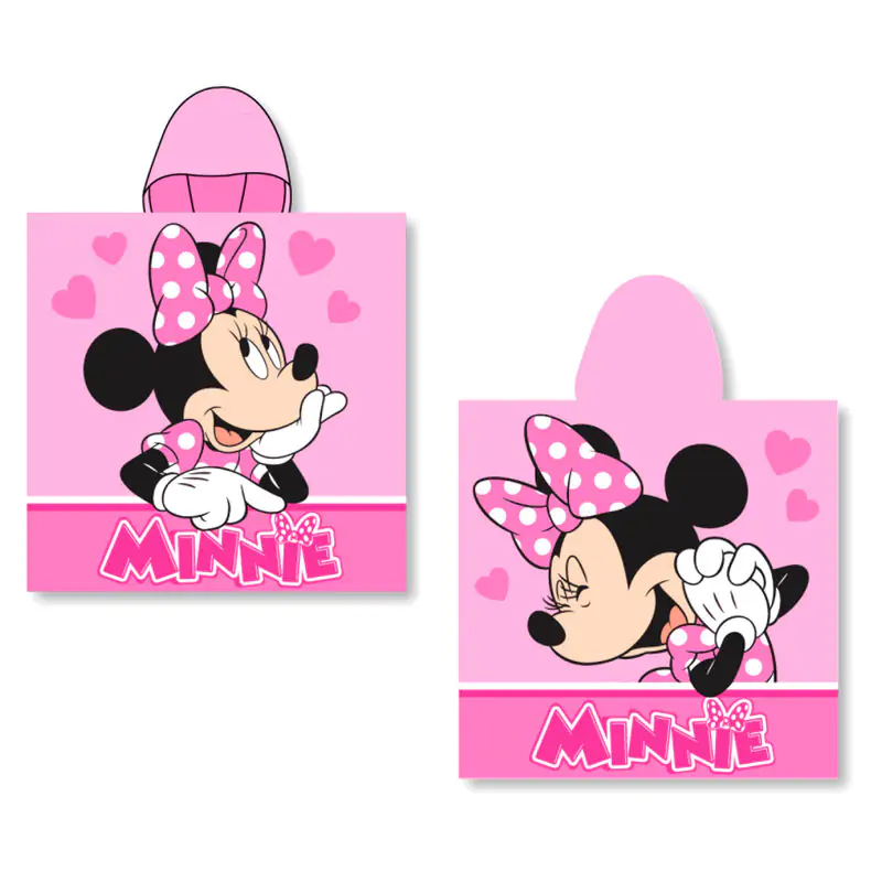 Disney Minnie mikroszálas poncsó törölköző termékfotó