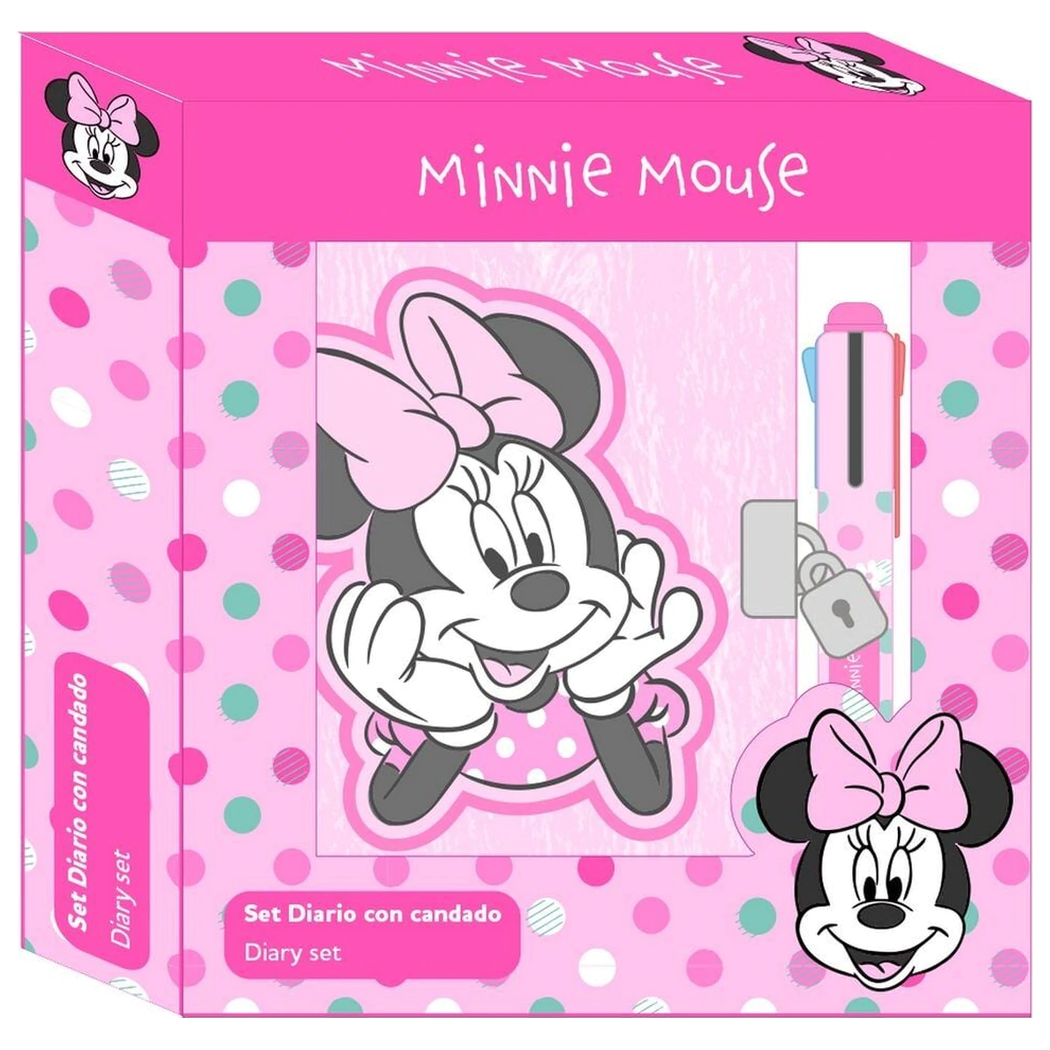 Disney Minnie Minty keményfedeles füzet és 4 színű toll termékfotó