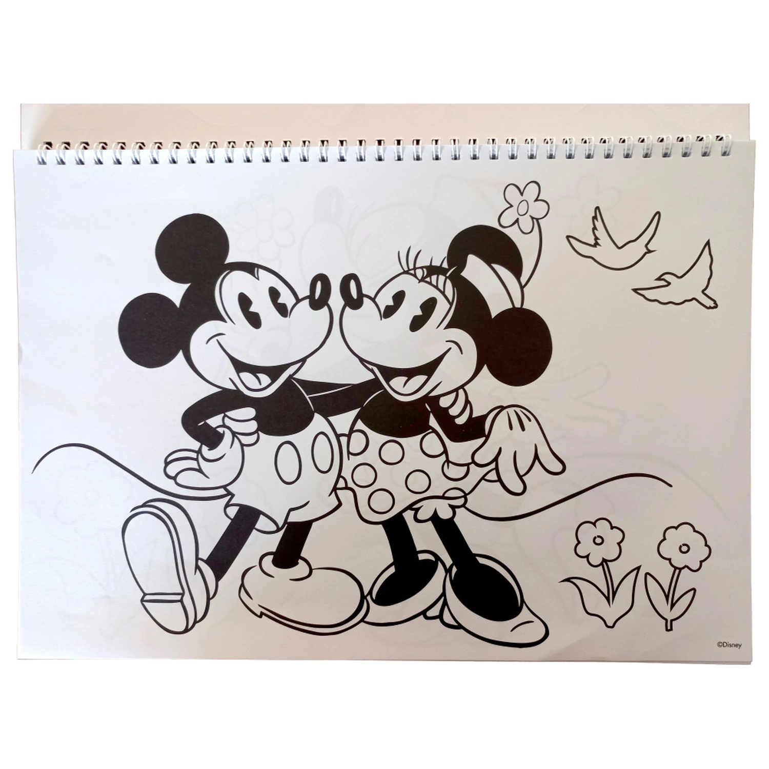 Disney Minnie Nomadic Spirit A/4 spirál vázlatfüzet 40 lapos matricával termékfotó