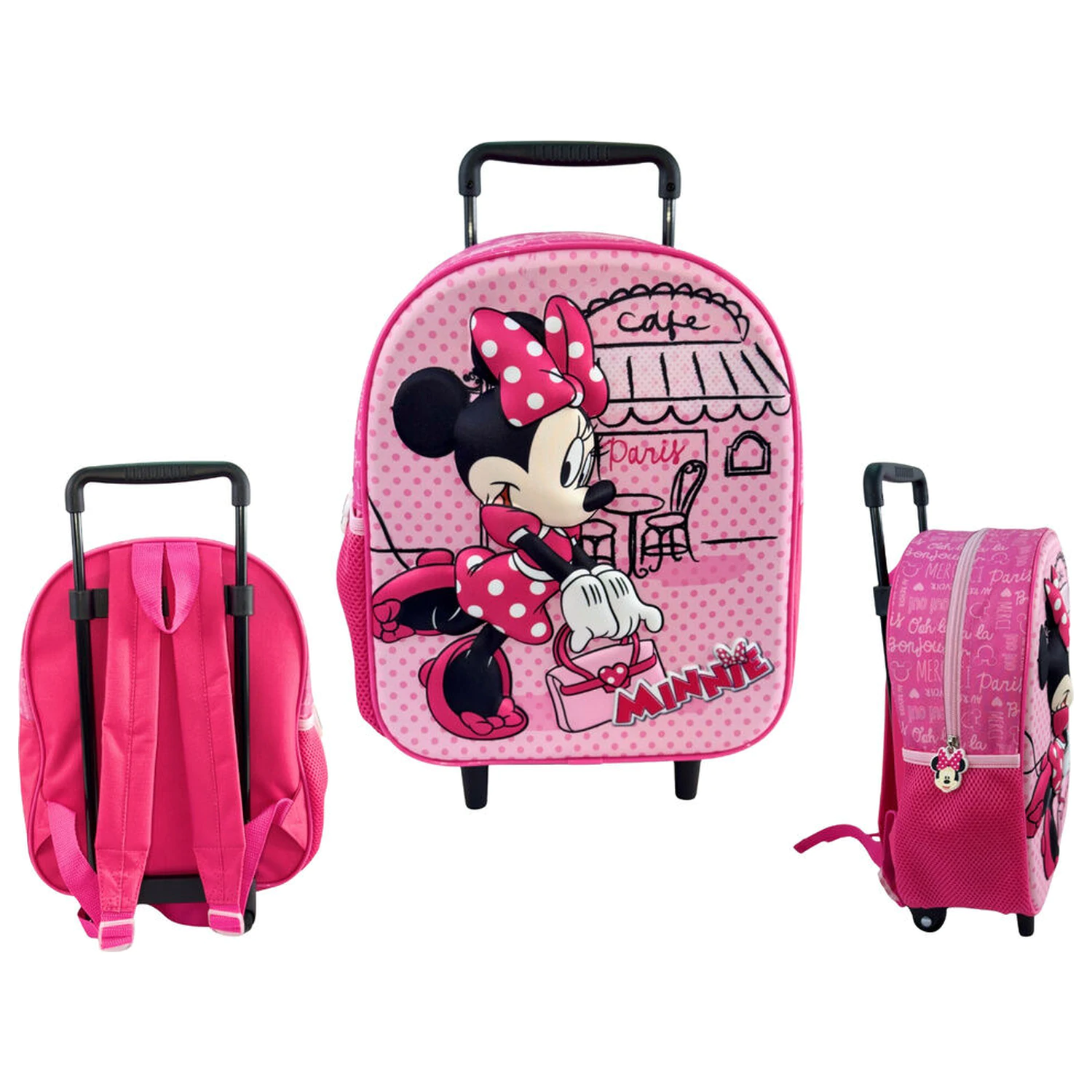 Disney Minnie Paris 3D gurulós táska 32cm termékfotó