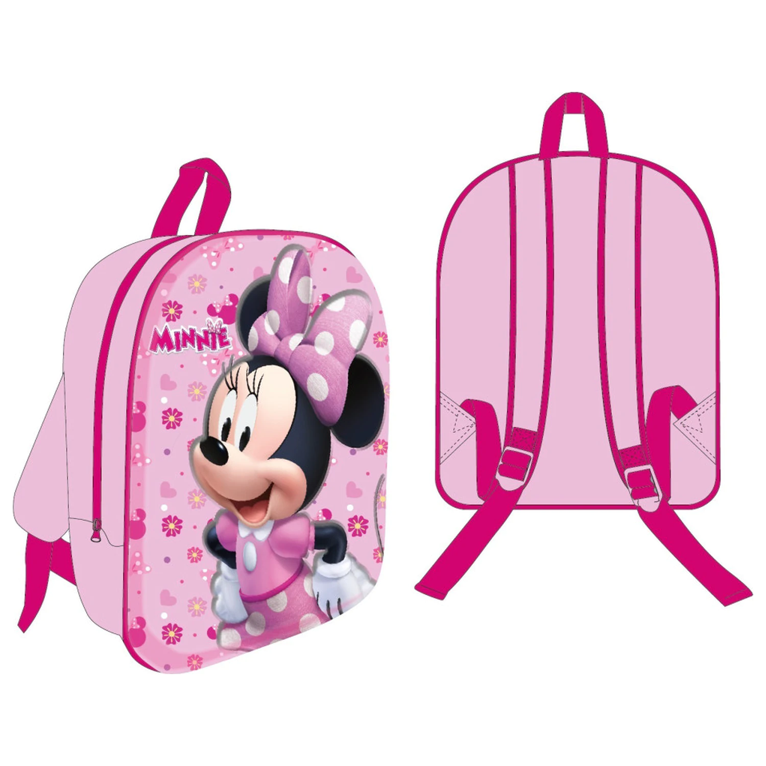 Disney Minnie Pink Paradise 3D hátizsák, táska 30 cm termékfotó