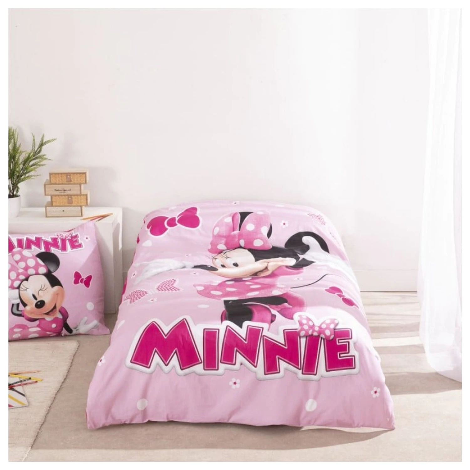 Disney Minnie Pink Polka Bow ágyneműhuzat  termékfotó