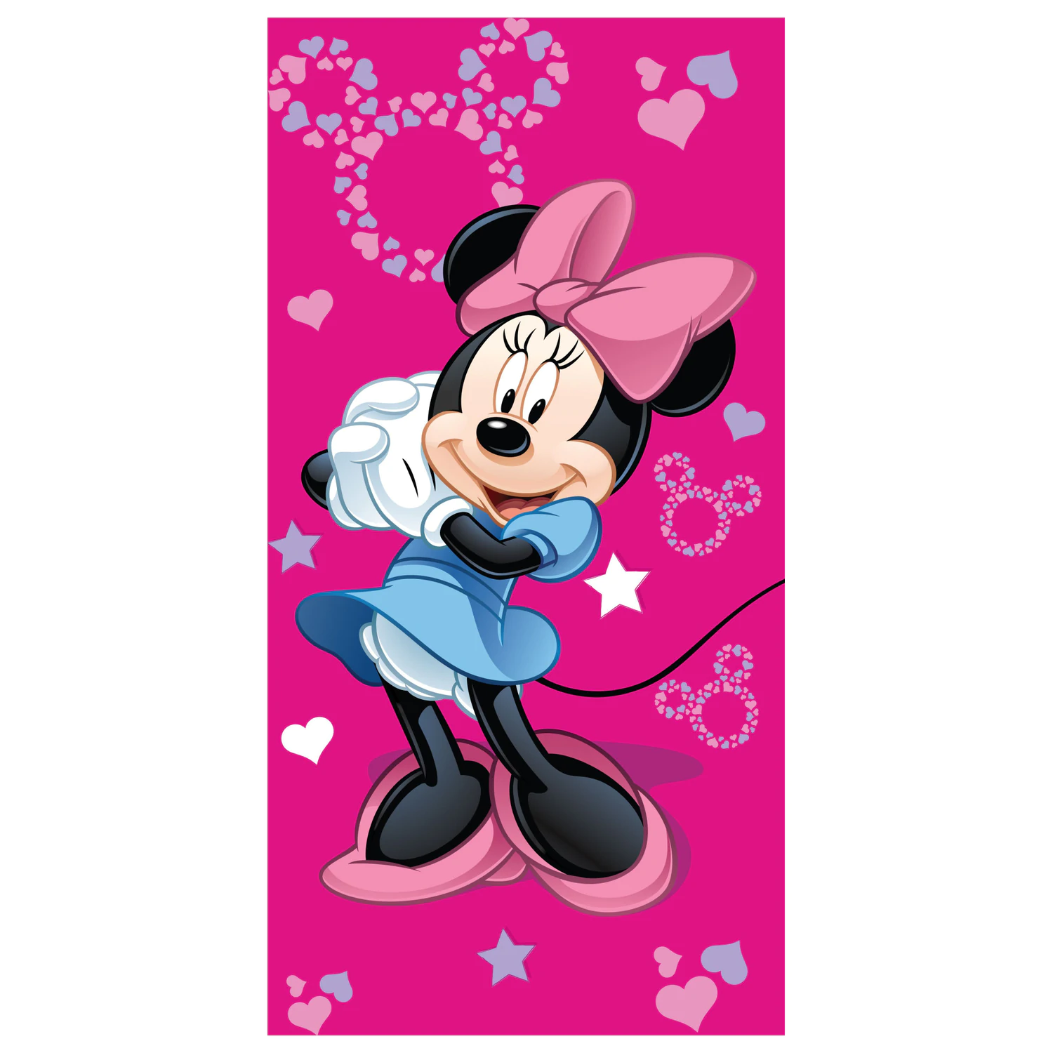 Disney Minnie Pink Star törölköző 70x140cm termékfotó