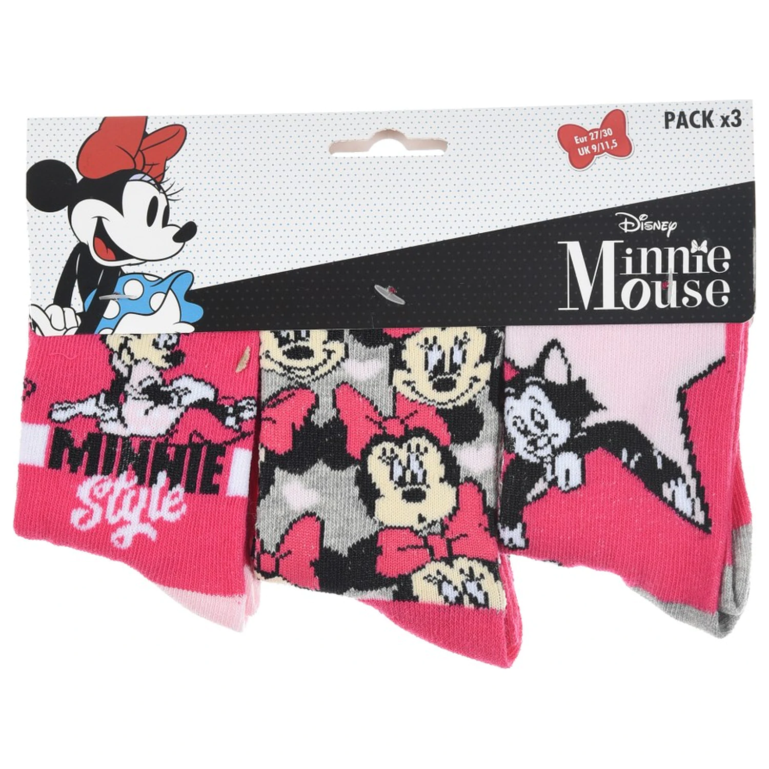 Disney Minnie Pink Style gyerek zokni 31/34 termékfotó