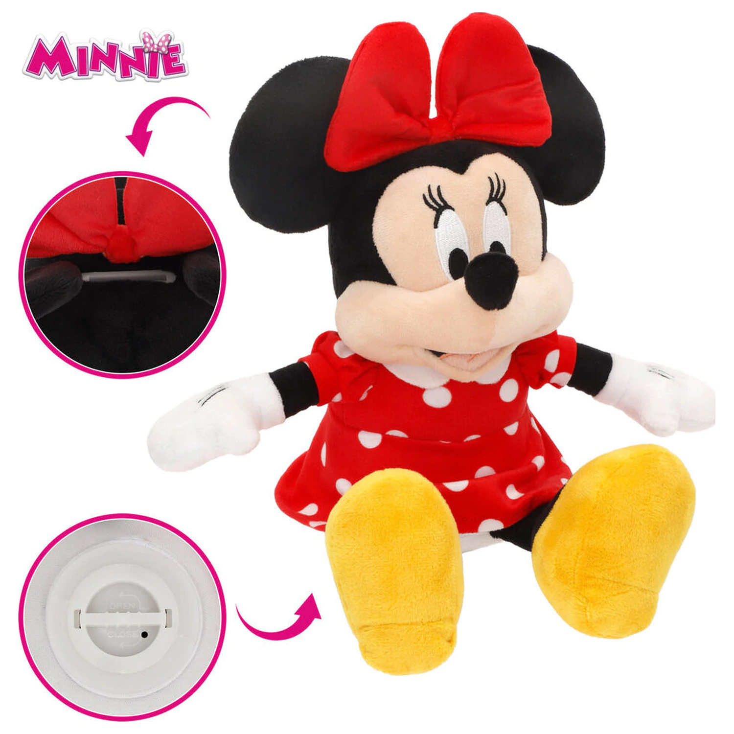 Disney Minnie plüss persely 20cm termékfotó