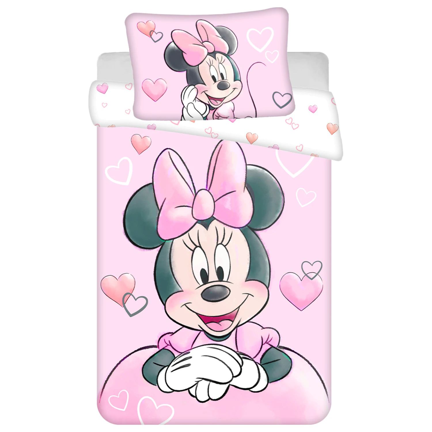 Disney Minnie Powder Pink gyerek, ovis ágyneműhuzat termékfotó