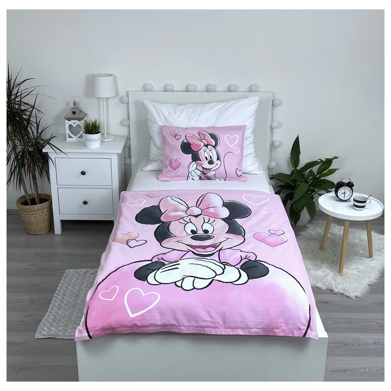 Disney Minnie Powder Pink gyerek, ovis ágyneműhuzat termékfotó
