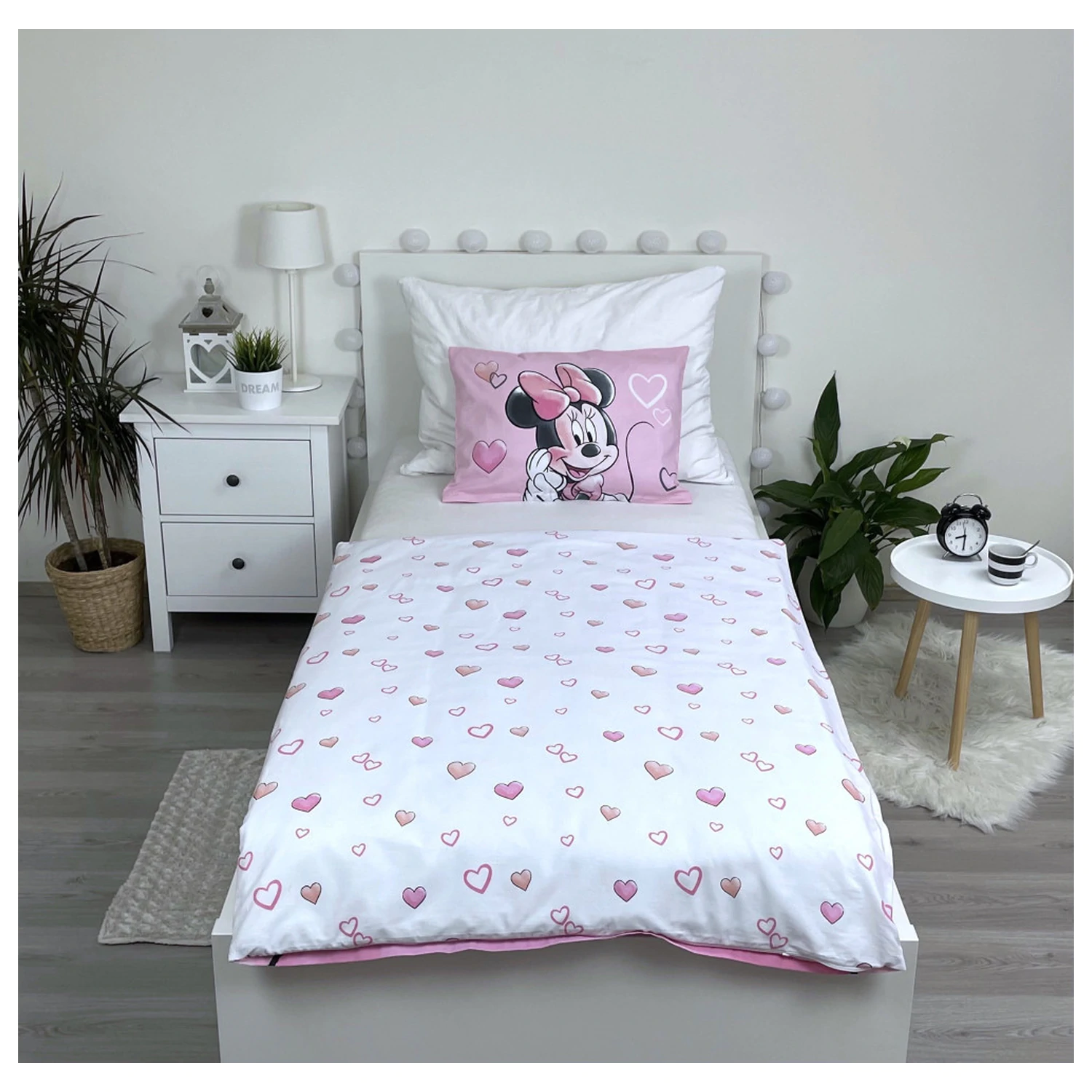 Disney Minnie Powder Pink gyerek, ovis ágyneműhuzat termékfotó