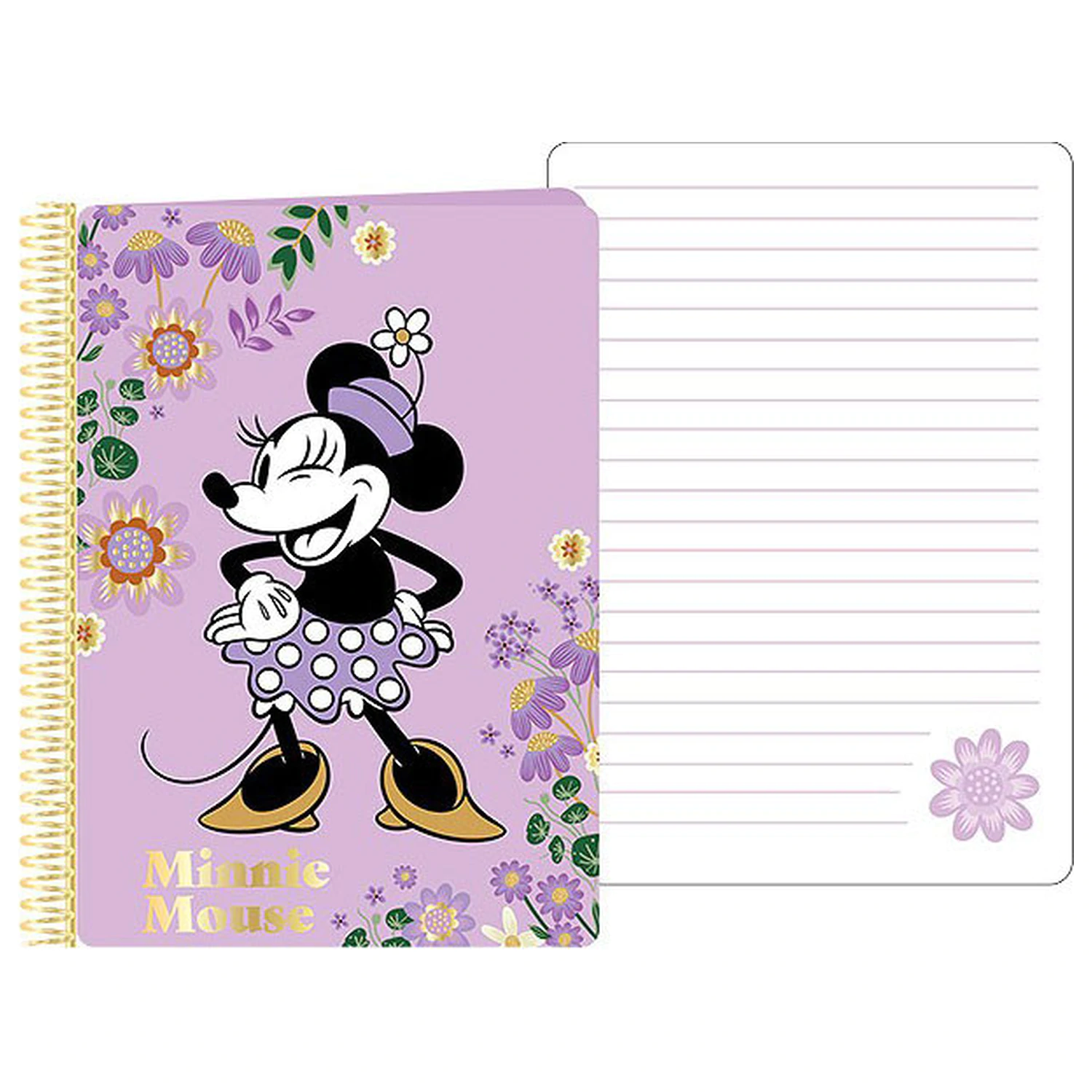 Disney Minnie Purple spirál notesz, füzet A5 termékfotó