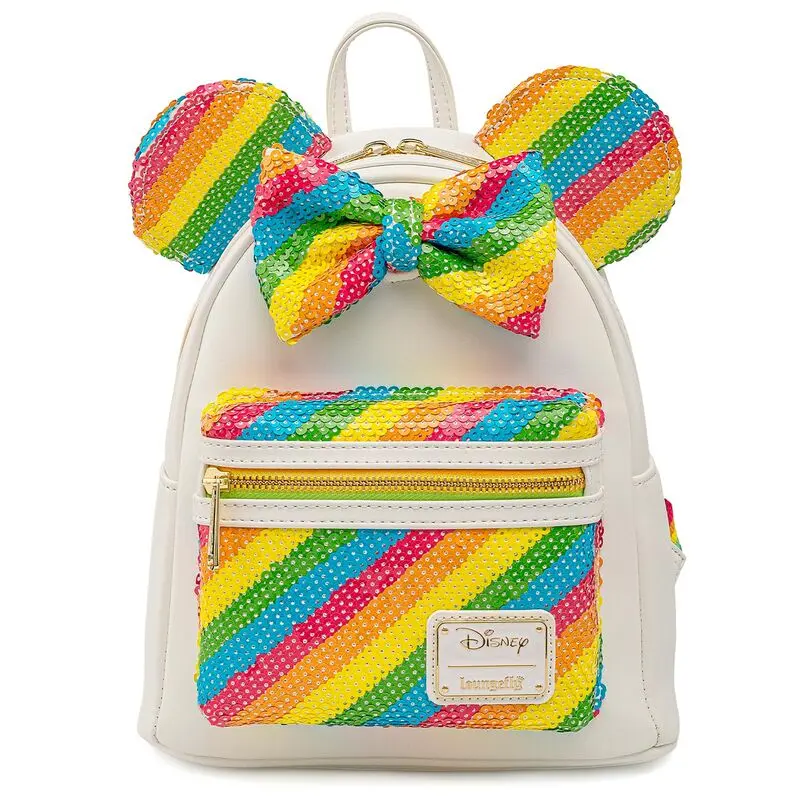 Loungefly Disney Minnie Rainbow backpack 26cm termékfotó