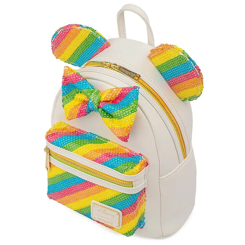 Loungefly Disney Minnie Rainbow backpack 26cm termékfotó